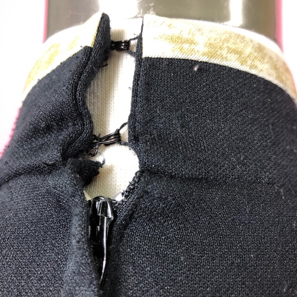 Vintage one of a kind blackwhite tuxedo stage costume bodysuit S - Picture 6 of 7